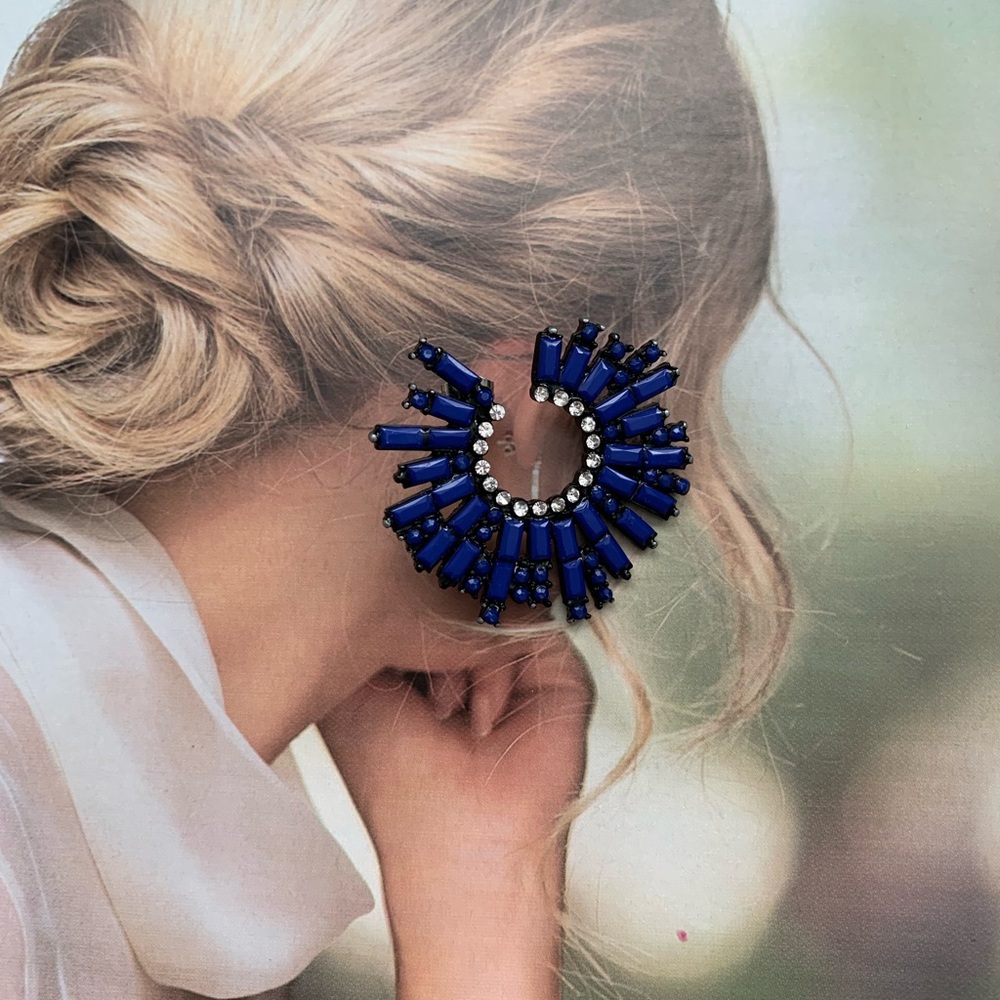 Blue earrings Rada - Picture 7 of 7